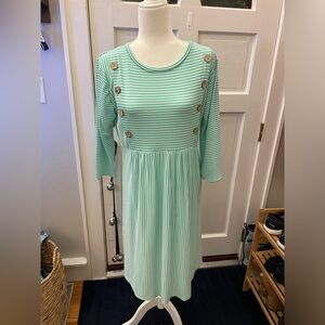 Casual 3/4 Length Sleeve Dress - Reborn J